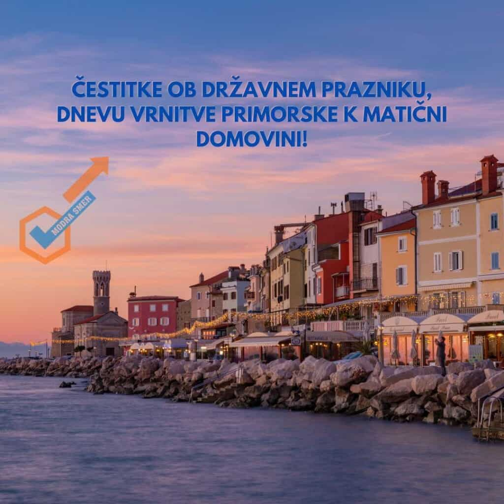 Čestitke ob dnevu vrnitve Primorske k matični domovini